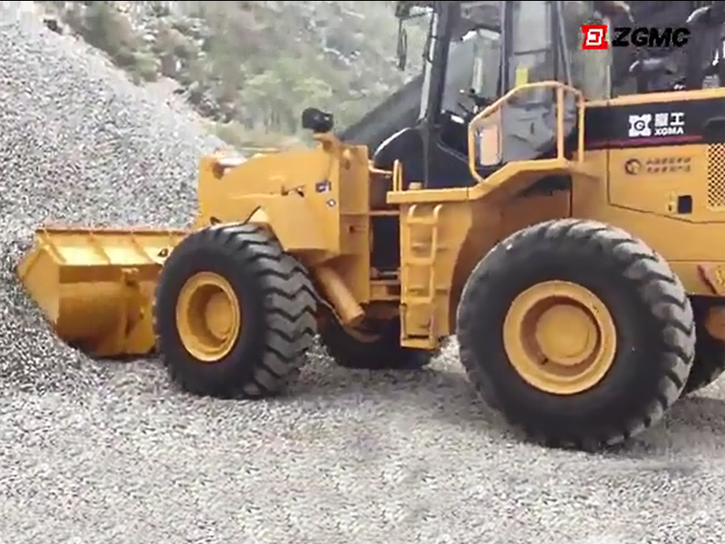 Wheel loader uesd in  construction of nuclear power