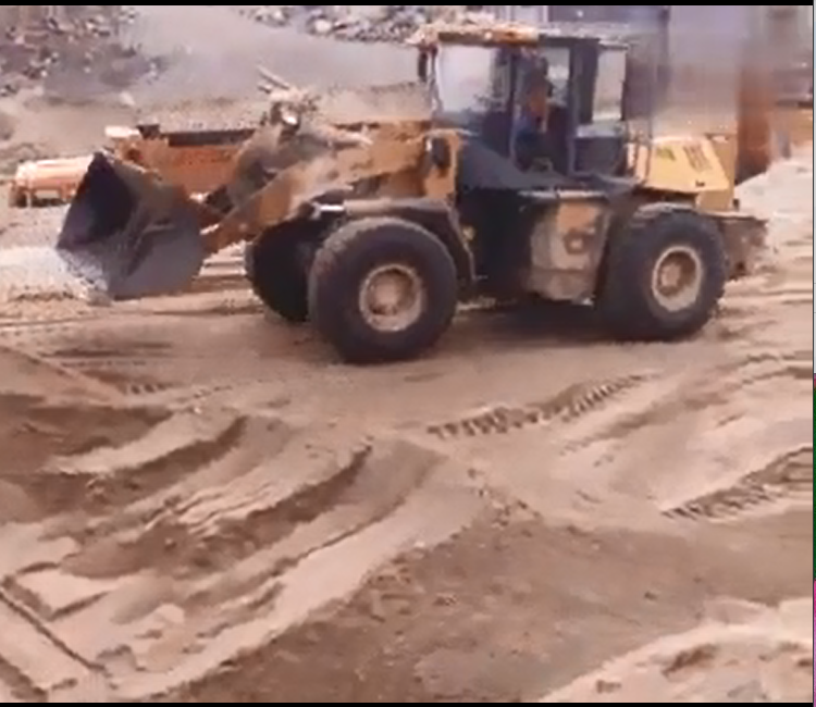 Wheel loader used in  Croatia