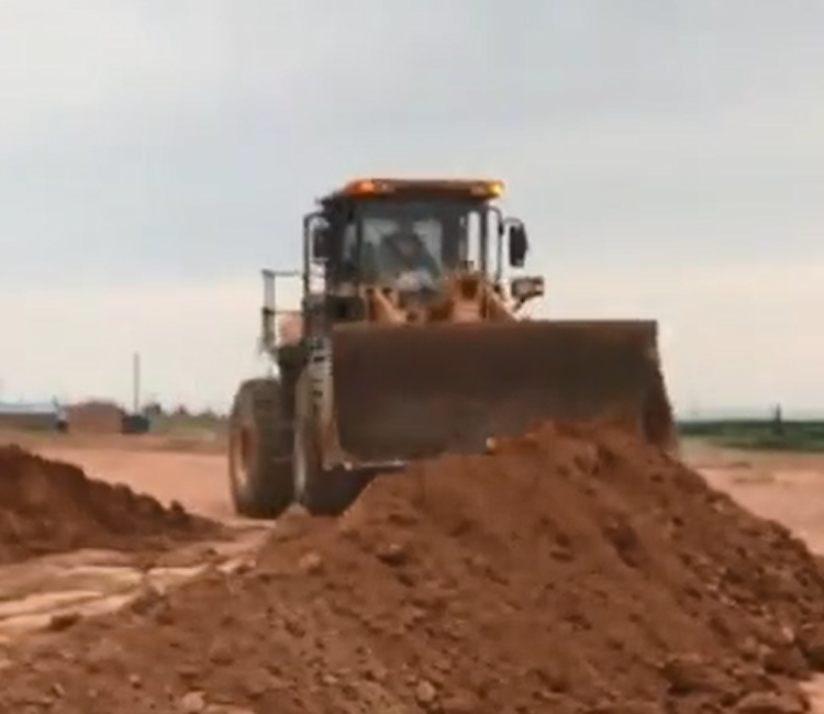 Wheel loader used in  Guatemala