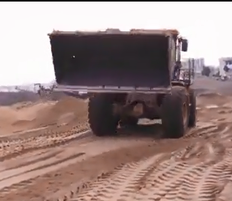 Wheel loader used in Senegal