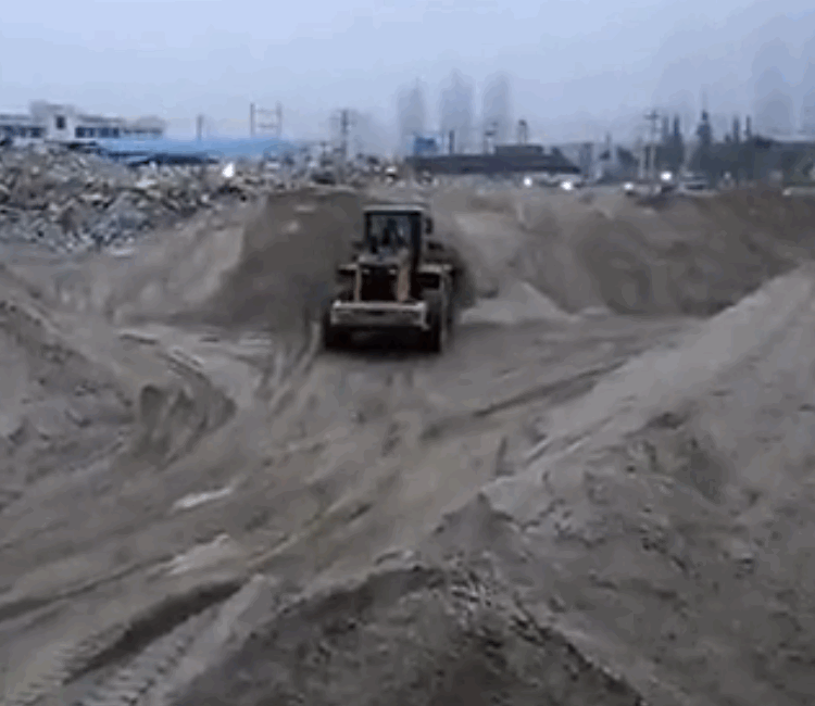 Wheel loader used in Kazakhstanc