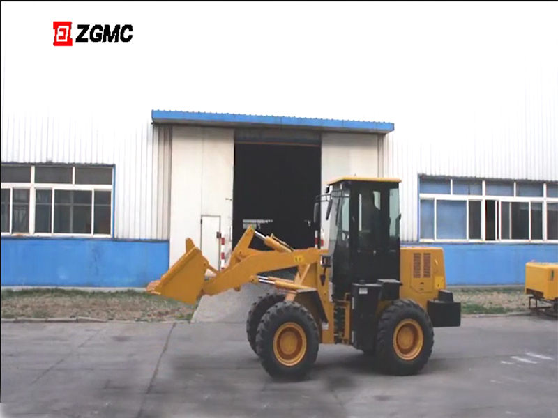 New wheel loader test before make delivery