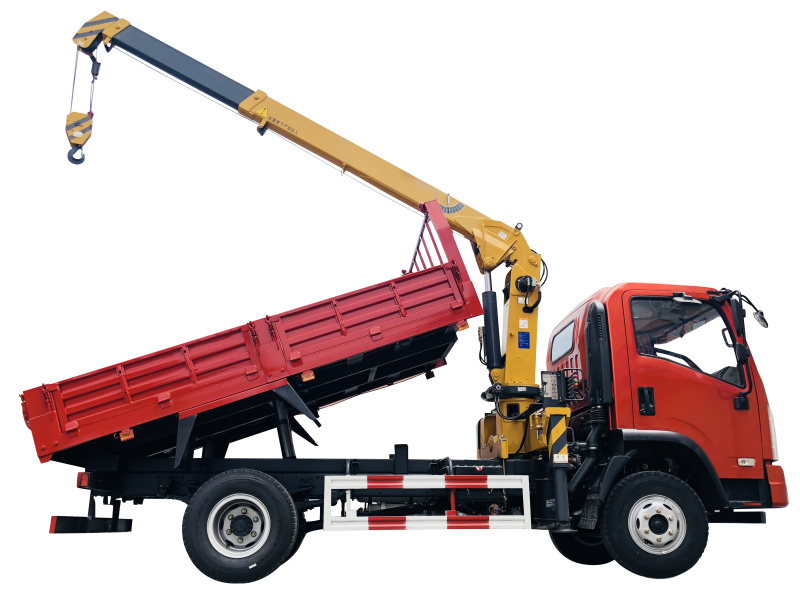 5T Truck mounted crane