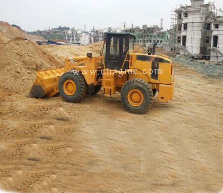 Wheel loader used in Sudan