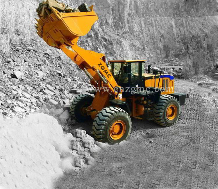 Wheel loader used in Azerbaijan