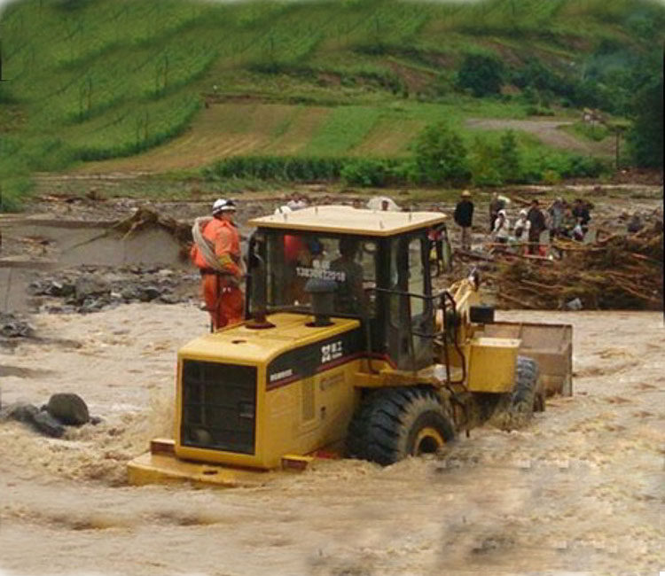 Wheel loader used in China