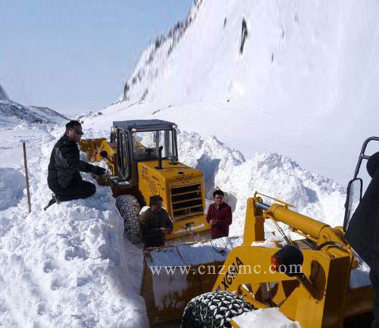 Wheel loader used in North China