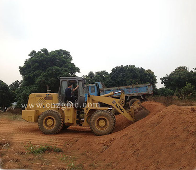 Wheel loader used in Thailand