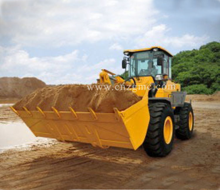 Wheel loader used in  Uganda