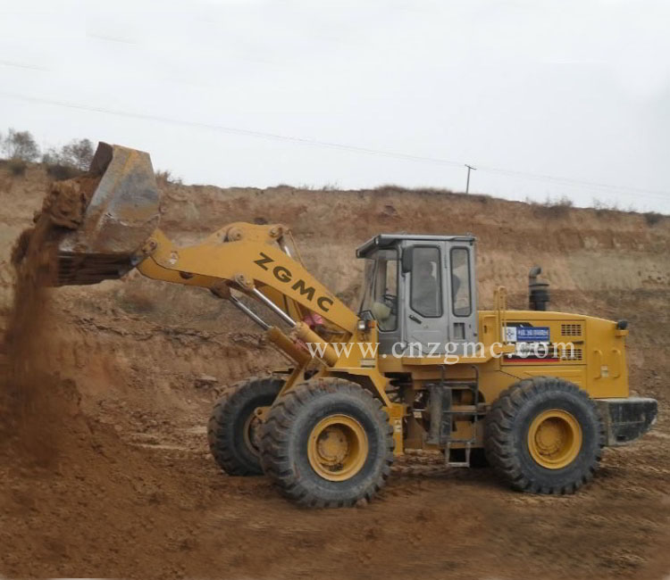 Wheel loader used in Spain